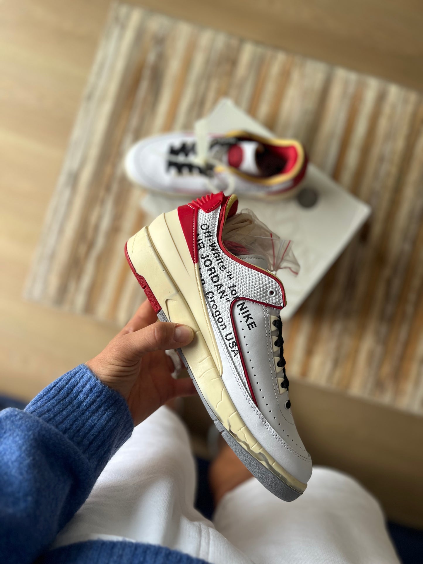 Jordan retro 2 x off white