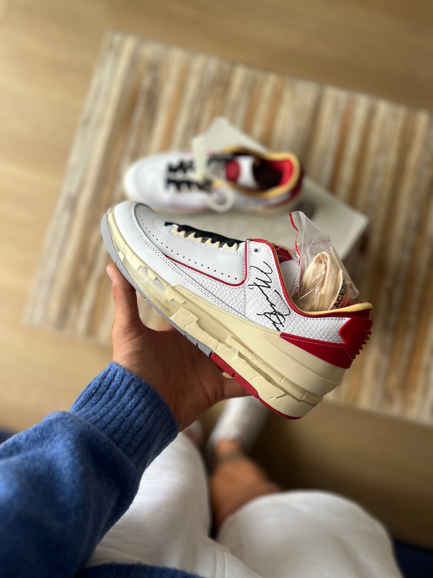 Jordan retro 2 x off white