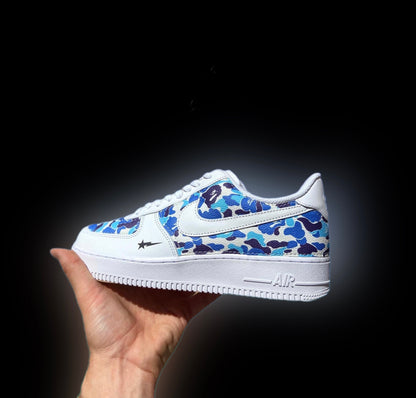 AF1 Bape Camo Blue