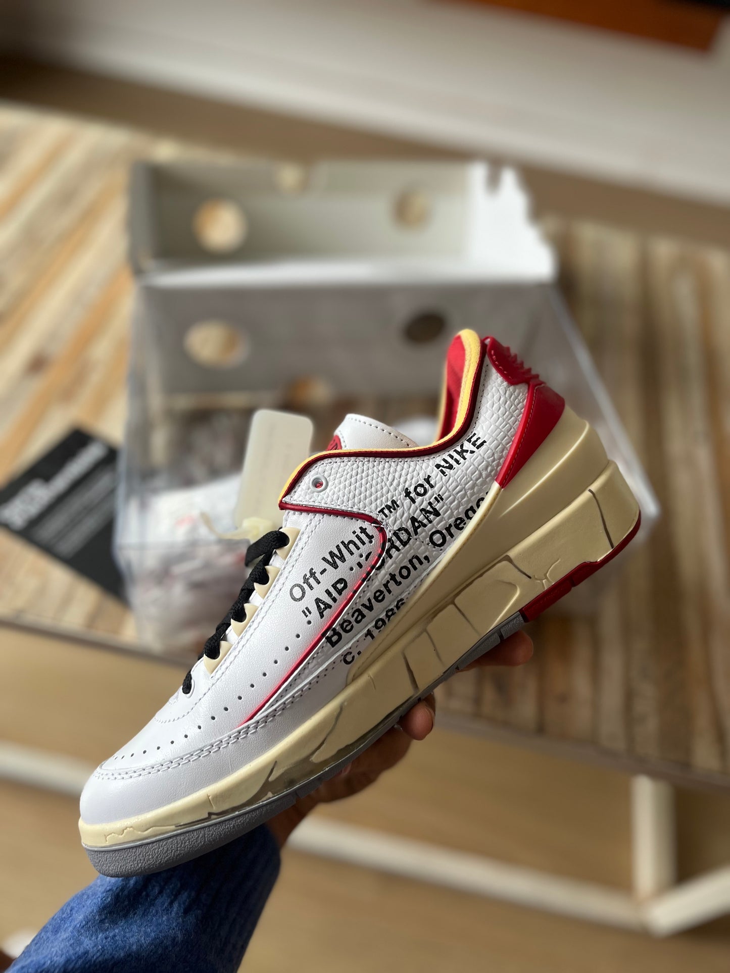 Jordan retro 2 x off white