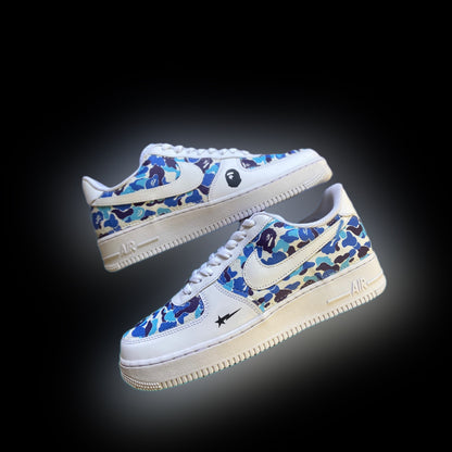 AF1 Bape Camo Blue